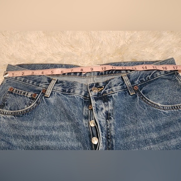 MANGO DENIM MNG KAIA High-rise Wideleg 100% Cotton Women's Jean Sz. 12x32 EUC** - Picture 5 of 11